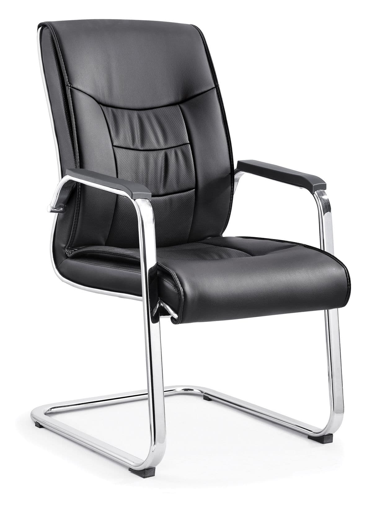 leather cantilever office chair